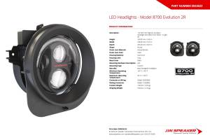 JW Speaker - JW Speaker: 8700 - EVOLUTION 2R DOT (Black) (SET) - Image 6