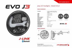 JW Speaker - JW Speaker: EVO J3 (Black) DOT Heated (SET) - Image 7