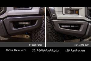 Diode Dynamics - DD Bumper Light Kit: Ford Raptor (17-20) (White / Driving Beam) (2x SS12 Bars) - Image 5