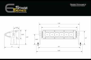 Diode Dynamics - DD Bumper Light Kit: Dodge Ram 1500 (13-18) (Amber / Driving Beam) (2x SS6 Bars) - Image 7