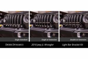 Diode Dynamics - DD Bumper Light Kit: Wrangler JL (Amber / Driving Beam) (Dual SS30 Bars) - Image 5