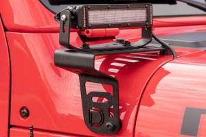 Diode Dynamics - DD Cowl Light Kit: Wrangler JL (Amber / Flood Beam) (1x SS6 Bar) - Image 8