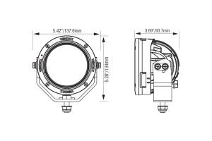 Vision X - Vision X Cannon Cover (4.72in / Flood / Clear) - Image 4