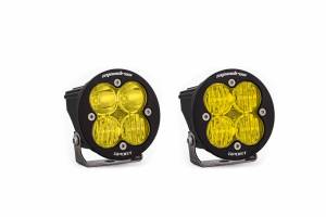 Baja Designs - BD Squadron Sport Light Pods: (Each / Amber / Driving Combo Beam / White Body / Flush Mount) - Image 3