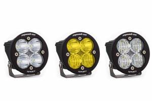 Baja Designs - BD Squadron Sport Light Pods: (Each / Clear / Spot Beam / White Body) - Image 2