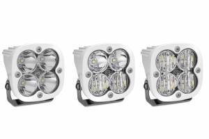 Baja Designs - BD Squadron Sport Light Pods: (Each / Clear / Spot Beam / White Body) - Image 7