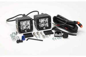 KC HiLiTES - C3 LED; 3in Amber Spot System 12w (set) - Image 5