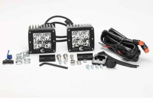 KC HiLiTES - C3 LED; 3in Amber Spot System 12w (set) - Image 3