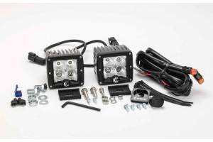 KC HiLiTES - C3 LED; 3in Amber Spot System 12w (set) - Image 4