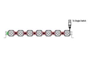 Vision X - Vision X Unite Mounting Bar: 12in (STRAIGHT - FOR 4 PODS W/ PIGTAILS & L-BRACKETS) - Image 3
