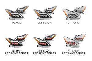 AlphaRex - ARex Nova LED Headlights: Infiniti G37 / Q60 (08-15) - Chrome (Set) - Image 2