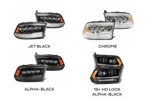 AlphaRex - Adapter: Dodge Ram (09-18) for trucks with OEM Projector Headlights (set) - Image 2