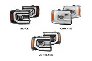 AlphaRex - ARex Pro Halogen Headlights:: GMC Sierra (07-13) - Chrome (Set) - Image 2