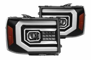 AlphaRex - ARex Pro Halogen Headlights:: GMC Sierra (07-13) - Chrome (Set) - Image 3