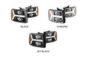 AlphaRex - ARex Pro Halogen Headlights:: Chevy Silverado 1500 (07-13) - Chrome (Set) - Image 2