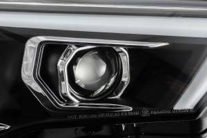 AlphaRex - ARex Pro Halogen Headlights:: Toyota 4Runner (14-20) - Matte Black / Chrome (Set) - Image 5