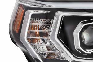 AlphaRex - ARex Pro Halogen Headlights:: Toyota 4Runner (14-20) - Matte Black / Chrome (Set) - Image 6