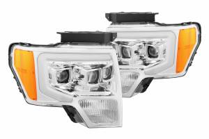 AlphaRex - ARex Pro Halogen Headlights:: Ford F150 (09-14) - Chrome (Set) - Image 3
