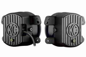 KC HiLiTES - KC Gravity G4 Fogs: Wrangler JL (19+) (Set / Amber / Sahara Bumper) - Image 4
