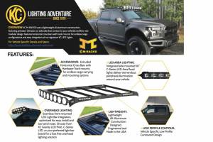KC HiLiTES - M-RACKS; Ford F150/Raptor SuperCrew 09-14 Roof Rack - Image 5