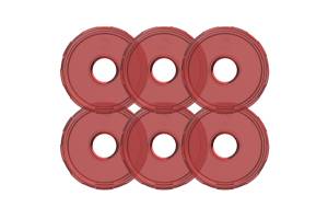 KC HiLiTES - Cyclone Rock Light System w/ Wiring (6 Pcs / Amber) - Image 5