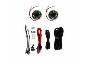 KC HiLiTES - Cyclone Rock Light System w/ Wiring (6 Pcs / Amber) - Image 3