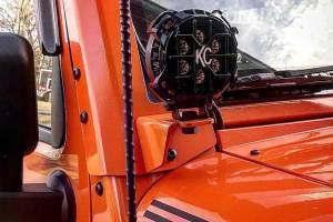 KC HiLiTES - KC A-Pillar JL Light Kit: Apollo Pro Sport LED (Driving Beam) - Image 7