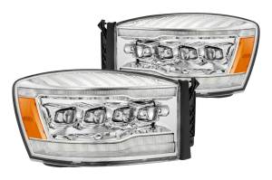 AlphaRex - ARex Nova LED Headlights: Dodge Ram (06-08) - Chrome (Set) - Image 4