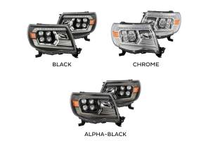 AlphaRex - ARex Nova LED Headlights: Toyota Tacoma (05-11) - Chrome (Set) - Image 2
