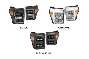 AlphaRex - ARex Nova LED Headlights: Ford Super Duty (11-16) - Chrome (Set) - Image 2