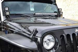 RIGID Industries - Rigid A-Pillar Mount Kit: Wrangler JK (fits 4x D/Radiance Pods) - Image 2
