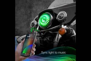 XK Glow - XKChrome RGB LED 7in Harley Headlight Kit w/ Controller - Image 3