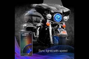 XK Glow - XKChrome RGB LED 7in Harley Headlight Kit w/ Controller - Image 6