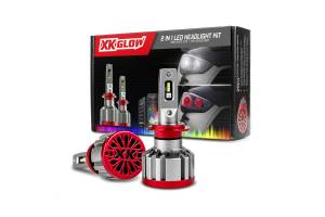XKChrome RGB LED Bulbs: 9004 w/ Controller (Pair)