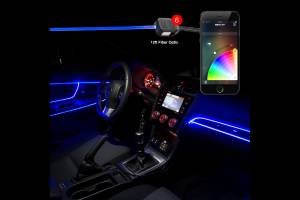 XKChrome RGB LED Fiber Optic Accent Kit: 3x 6ft Strips