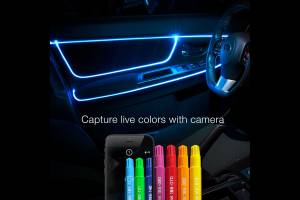 XK Glow - XKChrome RGB LED Fiber Optic Accent Kit: 3x 6ft Strips - Image 6