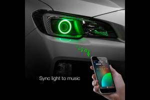 XK Glow - XKChrome RGB LED Halo Kit: 50mm (w/ Controller) (Pair) - Image 6