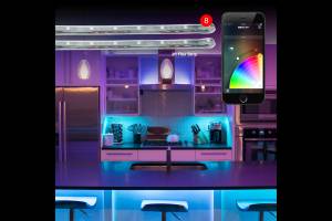 XKChrome RGB LED Home Accent Light Kit: 4x 12in Tubes
