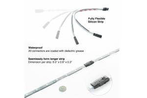 XK Glow - XKChrome RGB LED Home Accent Light Kit: 4x 36in Strips - Image 4