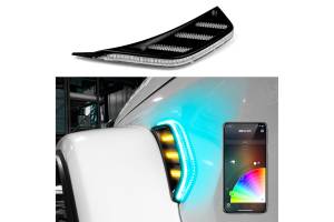 XK Glow - XKChrome RGB LED Jeep Air Vent Light Kit: w/o Controller - Image 2