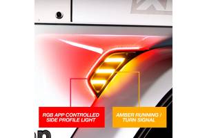 XK Glow - XKChrome RGB LED Jeep Air Vent Light Kit: w/ Controller - Image 4