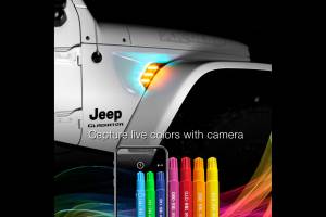 XK Glow - XKChrome RGB LED Jeep Air Vent Light Kit: w/ Controller - Image 6