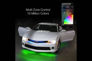 XK Glow - XKChrome RGB LED Underglow Kit: 6x 10in Tubes w/ Dash Mount Controller - Image 7