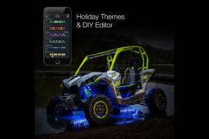XK Glow - XKChrome RGB LED UTV Accent Light Kit: 16x Pods, 2x 24in, 10x 12in Strips - Image 9