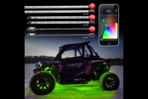 XKChrome RGB LED UTV Accent Light Kit: 18x Pods, 2x 24in, 14x 12in Strips