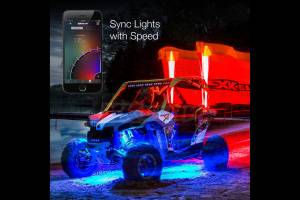 XK Glow - XKChrome RGB LED UTV Accent Light Kit: 18x Pods, 2x 24in, 14x 12in Strips - Image 5