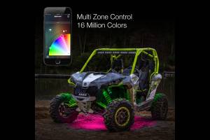 XK Glow - XKChrome RGB LED UTV Accent Light Kit: 18x Pods, 2x 24in, 14x 12in Strips - Image 4