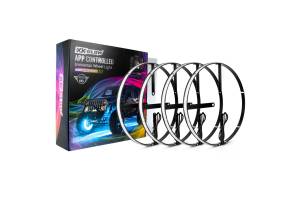 XK Glow - XKChrome RGB LED Wheel Ring: 15-18in Adjustable - Image 2