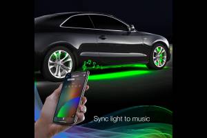 XK Glow - XKChrome RGB LED Wheel Rings: 15in / 4pc Set - Image 7
