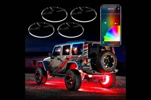 XKChrome RGB LED Wheel Rings: 15in / 4pc Set